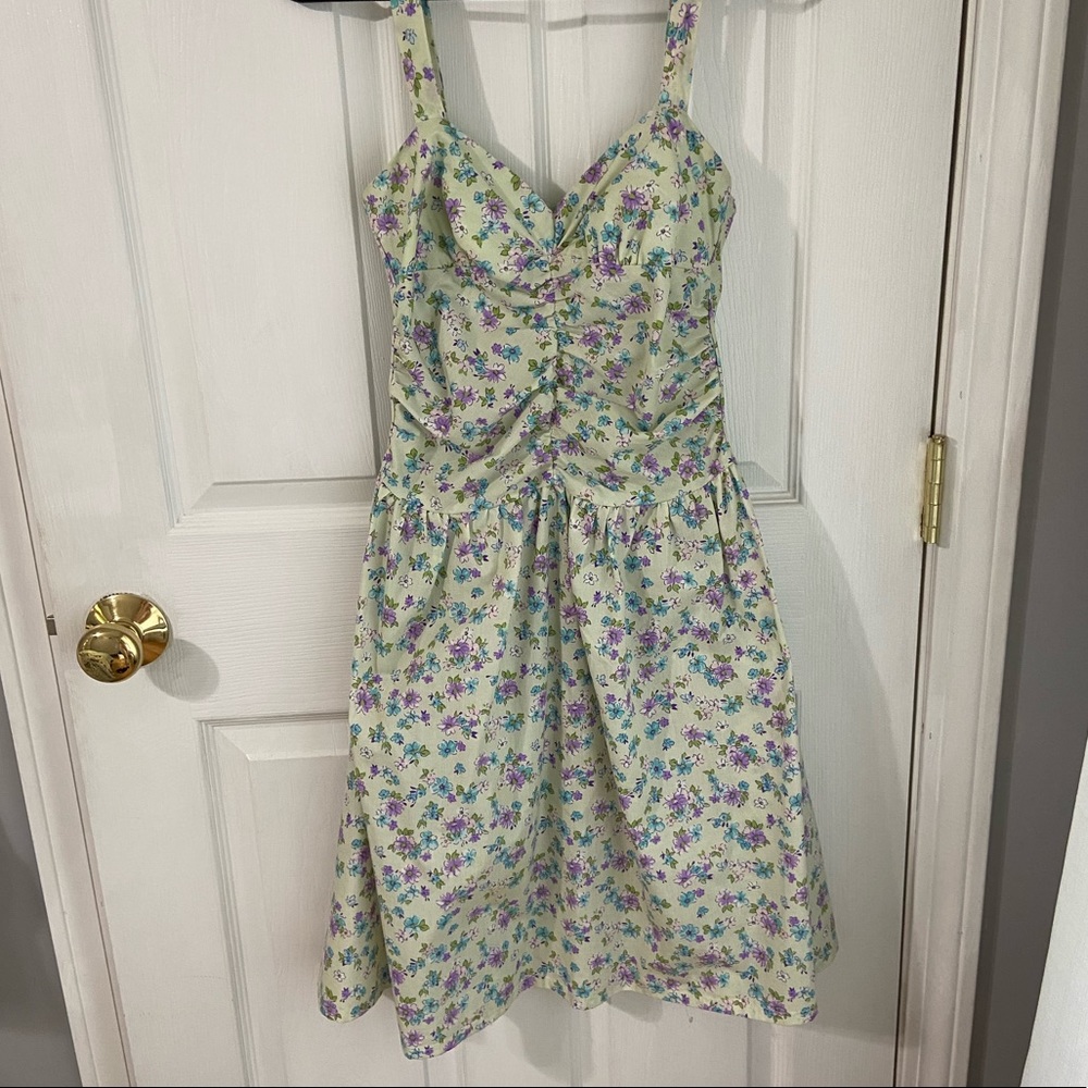 Adorable floral sundress vintage style
